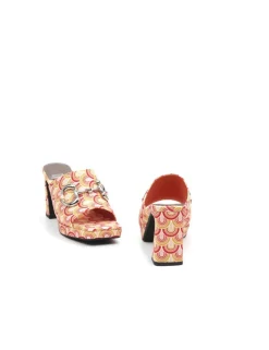 SANDALO CON TACCO CAVIAR