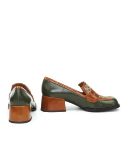 SCARPA CON TACCO BROCHI