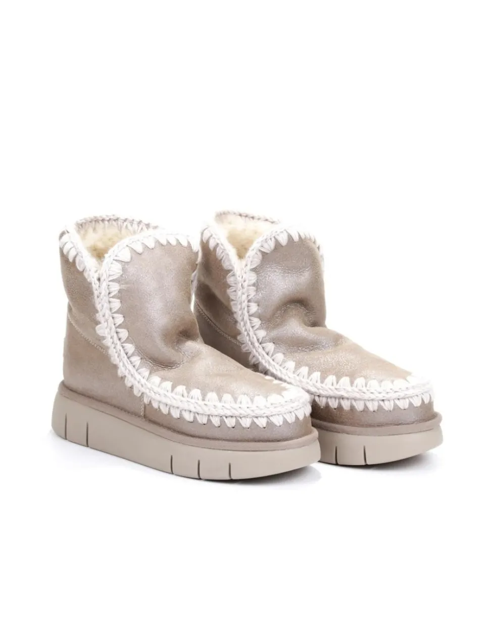 STIVALETTO CON PELO ESKIMO