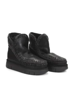 STIVALETTO CON PELO ESKIMO