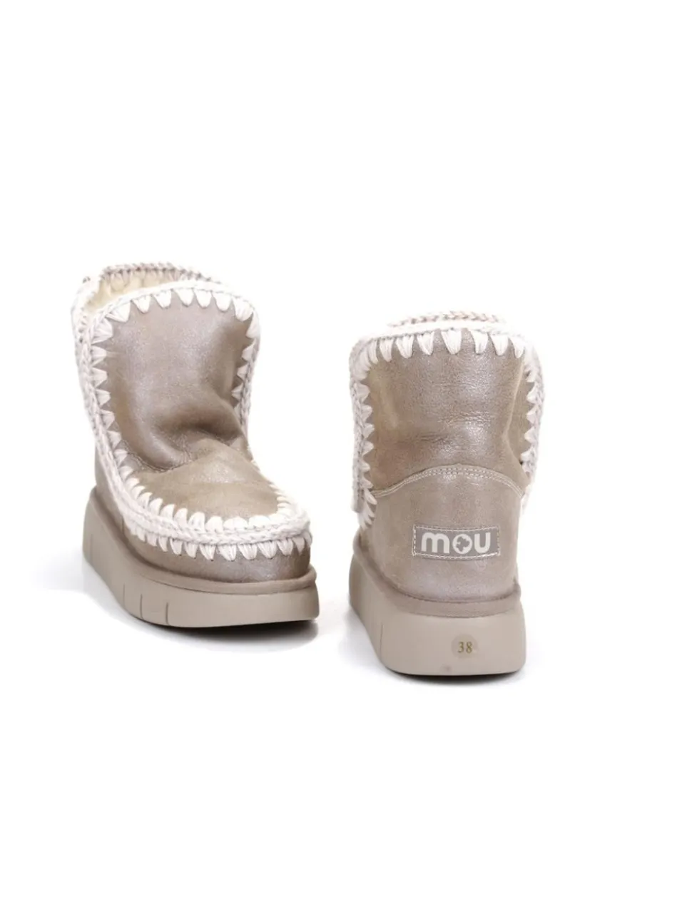 STIVALETTO CON PELO ESKIMO