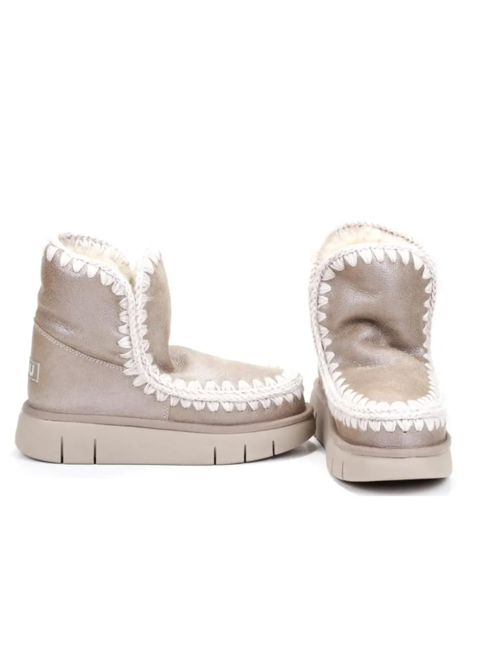 STIVALETTO CON PELO ESKIMO