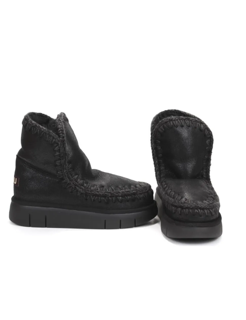 STIVALETTO CON PELO ESKIMO